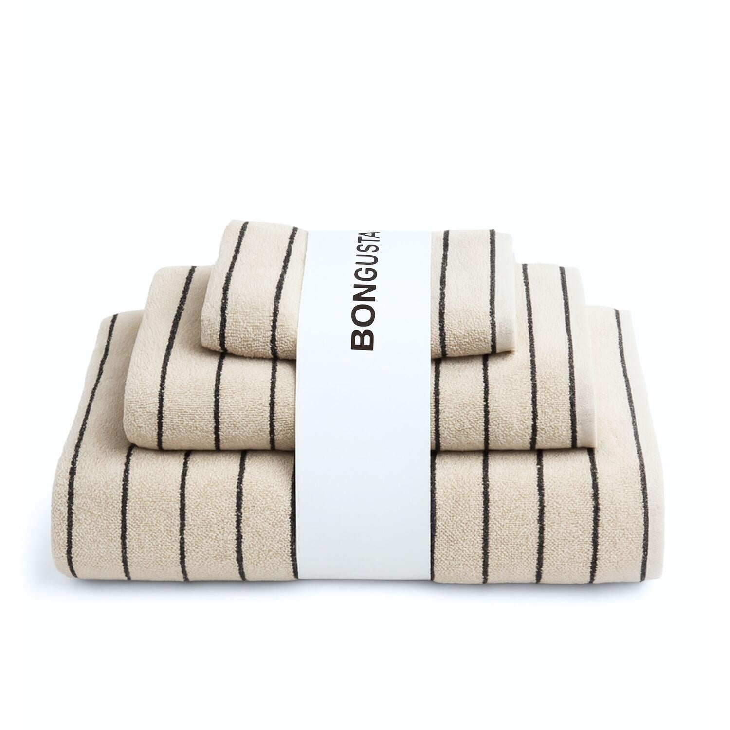 3 stk håndklæde sampak - Creme & Ink